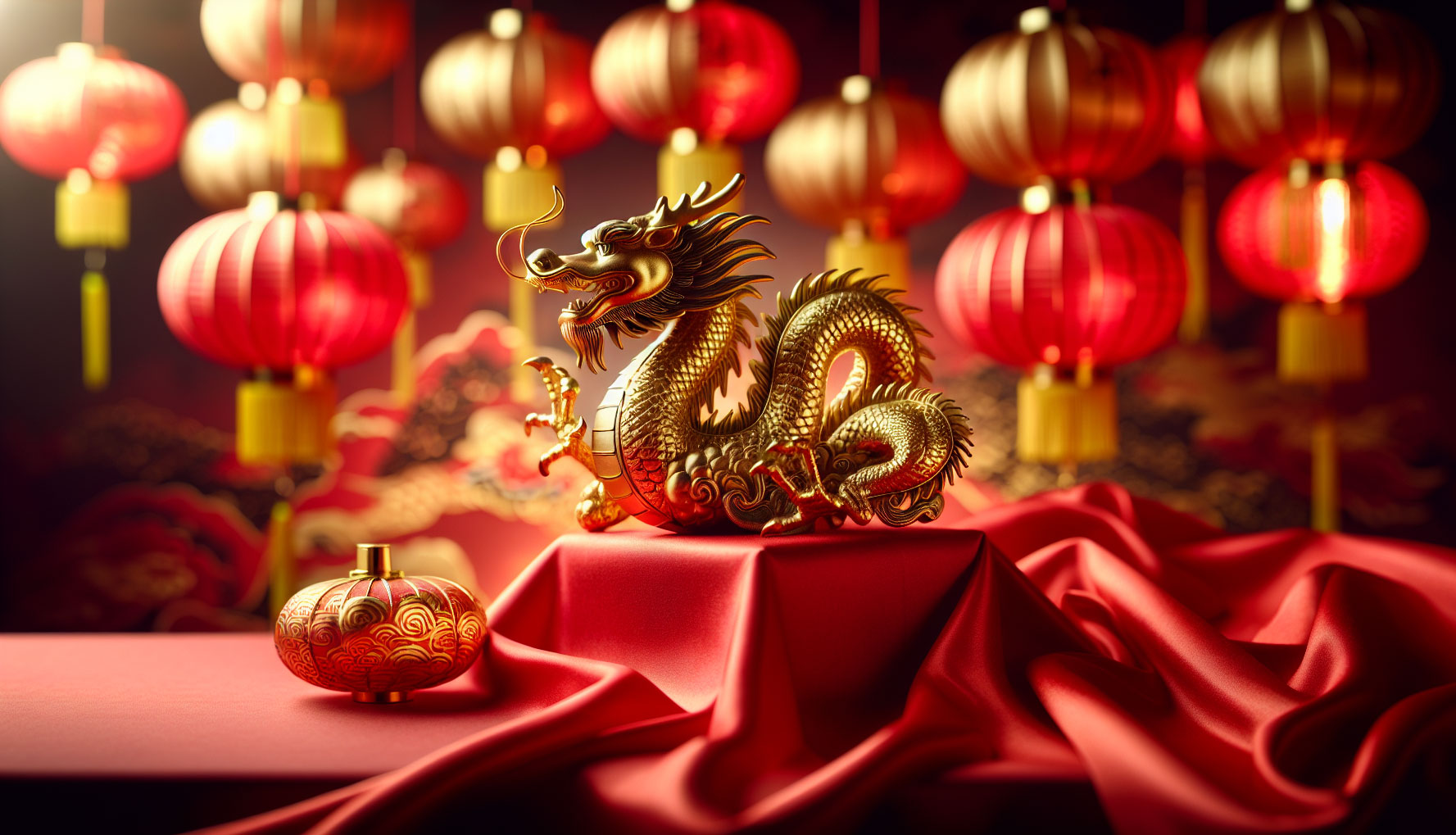 What are the auspicious or lucky aspects of the Year of the Dragon in 2024?